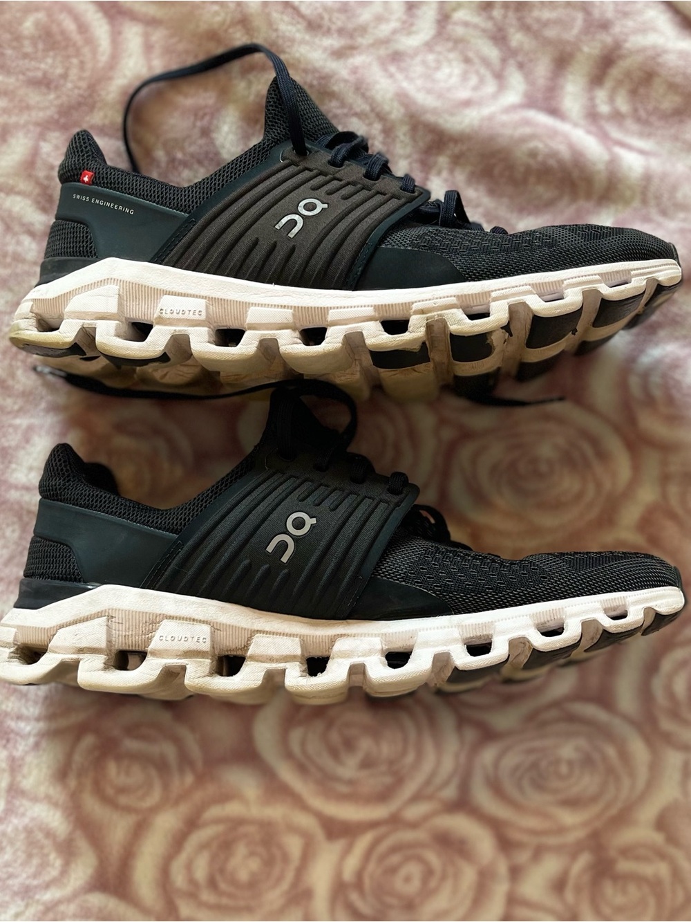 On Running Cloudswift Men's Running Athletic Shoes Black Rock